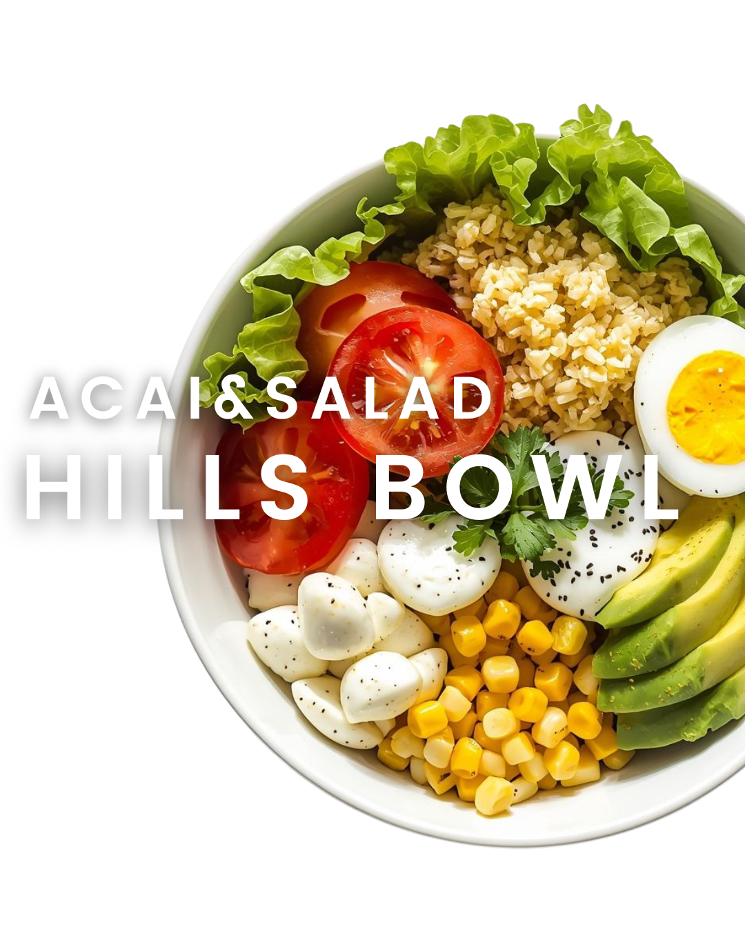 アサイーボウル、サラダボウルならヒルズボウル